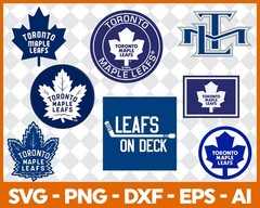 NHL Teams SVG Bundle, Sports Cut Files for Cricut, Silhouette & Laser Cutting