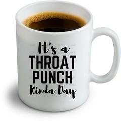 SVG, PNG, JPEG “It’s A Throat Punch Kinda Day, Funny Quote ” For Cricut Design