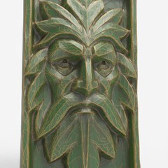 CNC Green Man Face – & Carving Model – STL File for Laser Engrave & CNC Route