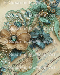 Digital Download Clip Art “LACE, PEARLS & PRECIOUS STONES”, pack of 40