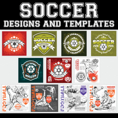 SPORTS DESIGNS CLIPART -VECTOR CLIP ART IMAGES + T-SHIRT GRAPHICS & TEMPLATES CD