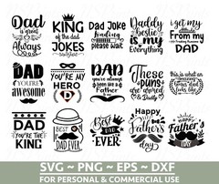 55 MEGA Father’s Day SVG Bundle, Dad SVG, Best Dad SVG, Whiskey Label, Daddy Svg