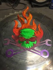 DXF CNC FILE for Plasma Laser Waterjet Plotter Router Skull Vector CNC CAD