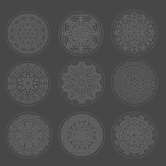 PACK +100 Mandala DXF SVG Ai | Laser Cut & CNC Designs Bundle On USB | CD