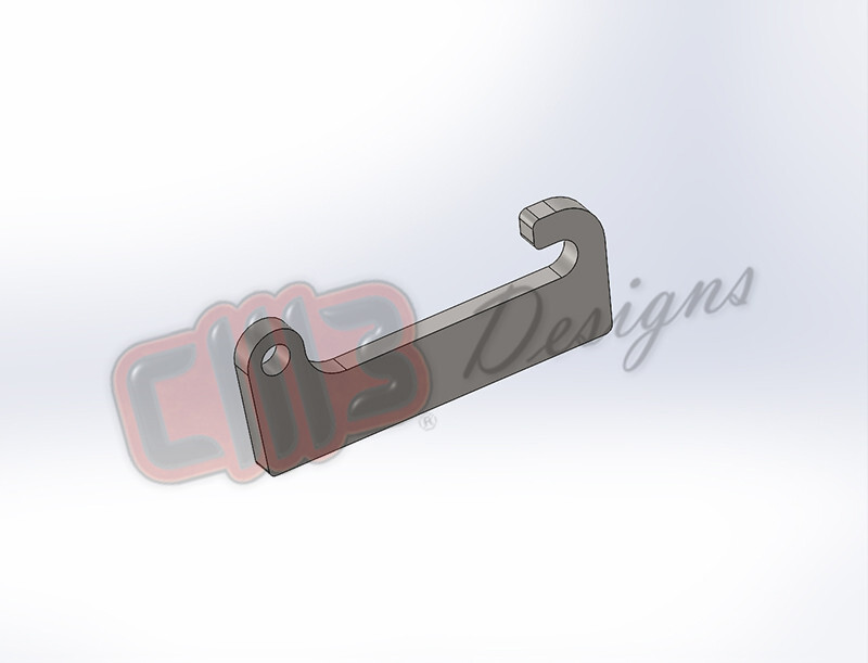 Cat IT28 Loader Quick Attachment Block Blank Bracket DXF Design