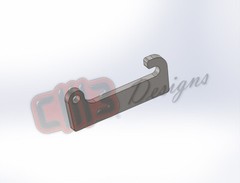 Cat IT28 Loader Quick Attachment Block Blank Bracket DXF Design