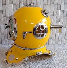 US NAVY MARK V DIVING DIVERS HELMET BRASS STEEL FULL SIZE VINTAGE GIFT