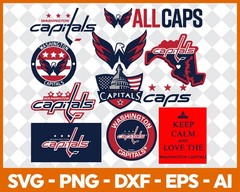 NHL Teams SVG Bundle, Sports Cut Files for Cricut, Silhouette & Laser Cutting