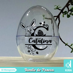 monogramas pascua, bundle design, cricut, png, Silhouette archivos.