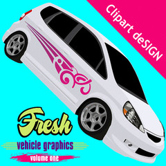 VEHICLE GRAPHICS CLIPART-VINYL CUTTER PLOTTER IMAGES-EPS VECTOR CLIP ART CD