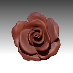 CNC Rose Model – STL File for Laser & CNC Routing