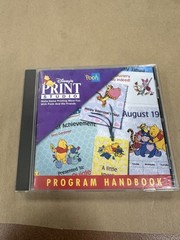 Disney Print Studio Pooh Program Handbook CD-ROM Windows 1997