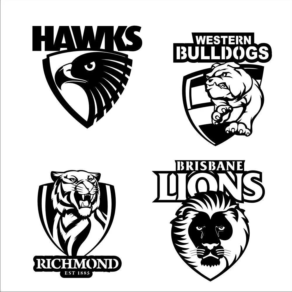 DXF CDR and EPS File For CNC Plasma or Laser Cut – AFL LOGOS. Ready to cut