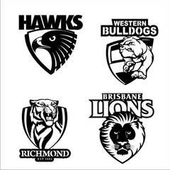 DXF CDR and EPS File For CNC Plasma or Laser Cut – AFL LOGOS. Ready to cut