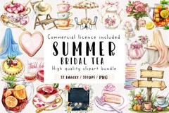 50 Mega Clipart Bundle PNG 1000+ Files, Watercolor Sublimation, Digital Download