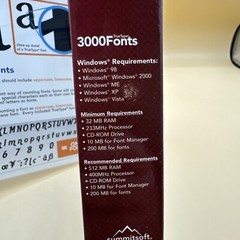 Summitsoft 3000 Fonts – Small Business Series – New – TrueType – For Windows