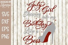 12 Month Set – Stepping into my Birthday SVG DXF PNG Cut File Cricut Silhouette