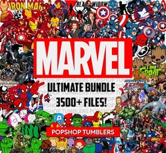 3500+ Mega Bundle LAYERED Files, Avangers, IronMan, Thor, Deadpool , Spider Man