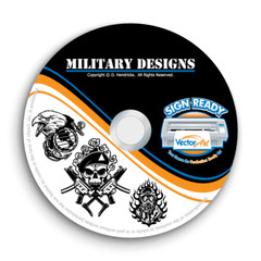 MILITARY ARMY NAVY CLIPART-VECTOR CLIP ART-VINYL CUTTER PLOTTER EPS GRAPHICS CD