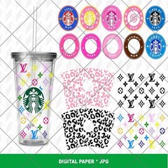 Starbucks SVG Bundle – Coffee Cut Files for Cricut, Silhouette & Laser Cutting