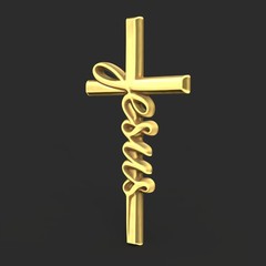 Jesus Cross Art – 3D Art File – STL for CNC Router and 3D Print