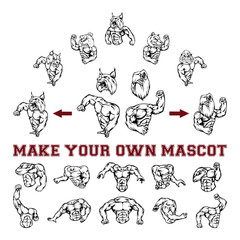 SPORTS MASCOTS CLIPART -VECTOR CLIP ART IMAGES -VINYL CUTTER PLOTTER GRAPHICS CD