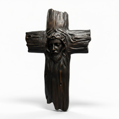 Digital Jesus Cross – STL – 3D Model for CNC and 3D Printer