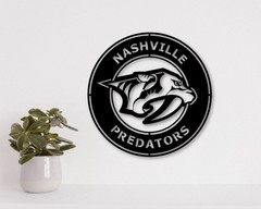 Nashville Predators Laser cut vector files dxf, svg, eps. ai, pdf, png