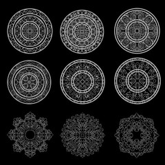 PACK +100 Mandala DXF SVG Ai | Laser Cut & CNC Designs Bundle On USB | CD