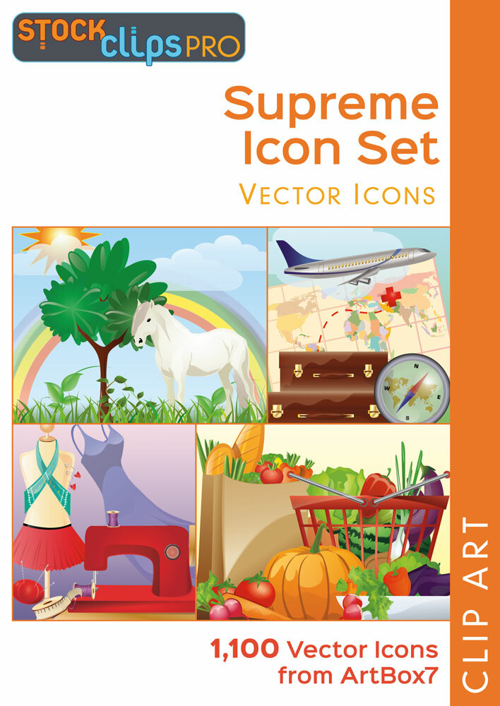 Supreme Icon Set – Vector Icons by ArtBox7 – $1900 Value