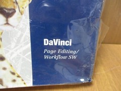 HEIDELBERG DaVinci PAGE EDITING /WORKFLOW SW 5.1 PART#08514798, NEW