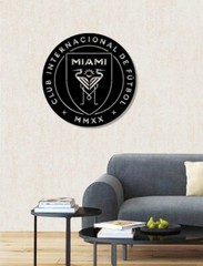 Inter Miami metal Laser Cut file dxf, svg, eps. ai, pdf, png Ready to cut