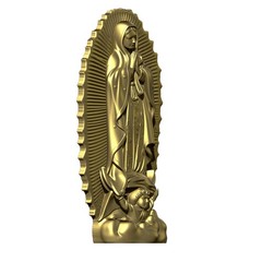 Our Lady Guadalupe Wood Carving Design – Wood Carving Design – 3D STL CNC File