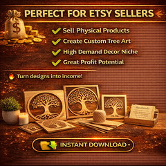 Tree of Life SVG Bundle 100+ Laser Cut Files Cricut CNC, Digital Download