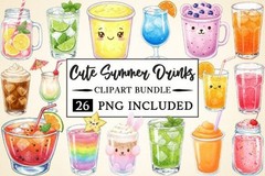 Mega Summer Clipart Bundle, 50 Collections, Digital Download