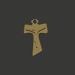 Digital Crucifix STL – 3D Model for CNC / 3D Print
