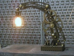 wood lamp dxf format file for CNC cutting on CD for LASER