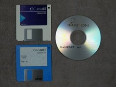 T/Maker ClickART 101 Clip Art on Original 3.5-inch Floppy Disk