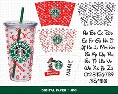 Starbucks SVG Bundle – Coffee Cut Files for Cricut, Silhouette & Laser Cutting