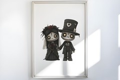 Spooky Doll Sublimation Bundle – 31 Creepy Cute PNGs