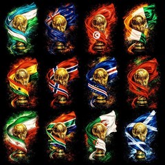 Soccer World Cup 2026 Countries PNG Bundle Football Teams Clipart Designs